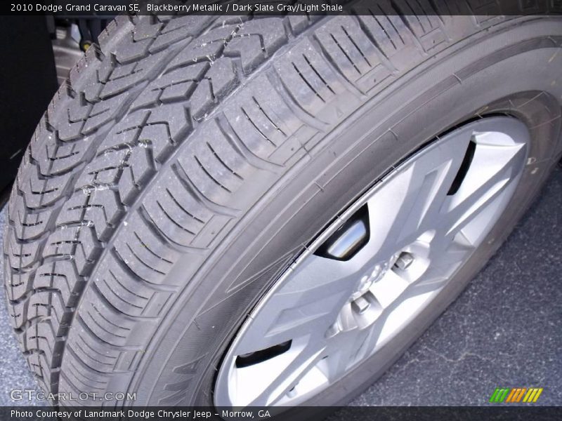 Blackberry Metallic / Dark Slate Gray/Light Shale 2010 Dodge Grand Caravan SE
