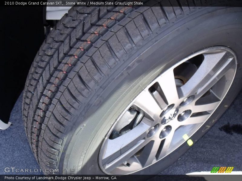 Stone White / Medium Slate Gray/Light Shale 2010 Dodge Grand Caravan SXT