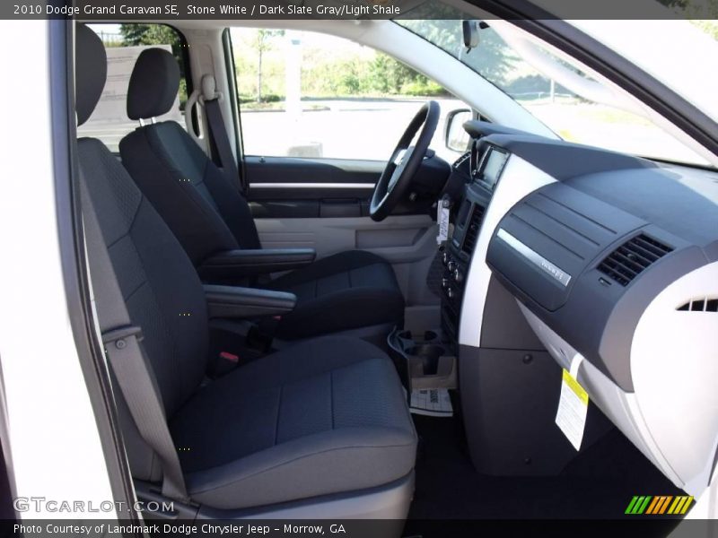 Stone White / Dark Slate Gray/Light Shale 2010 Dodge Grand Caravan SE