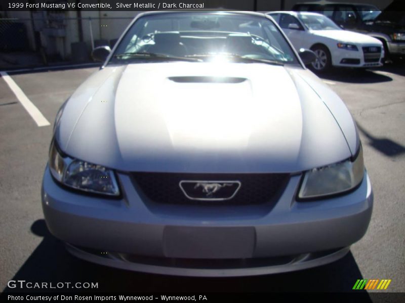 Silver Metallic / Dark Charcoal 1999 Ford Mustang V6 Convertible