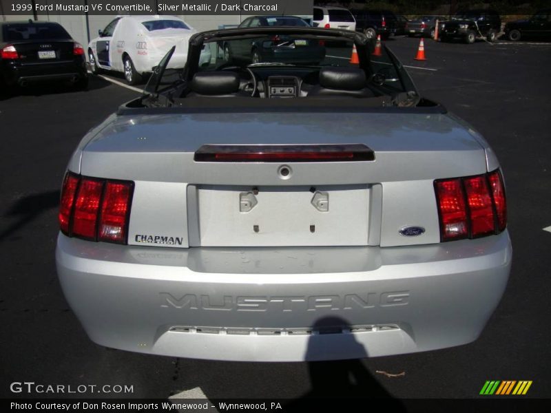 Silver Metallic / Dark Charcoal 1999 Ford Mustang V6 Convertible