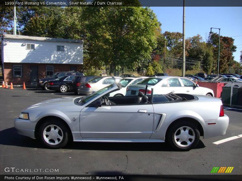 Silver Metallic / Dark Charcoal 1999 Ford Mustang V6 Convertible