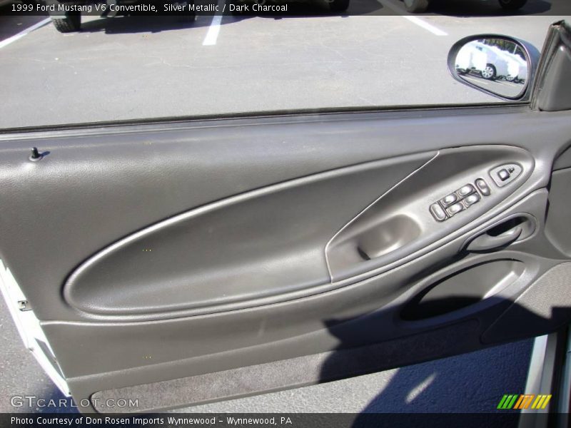 Silver Metallic / Dark Charcoal 1999 Ford Mustang V6 Convertible