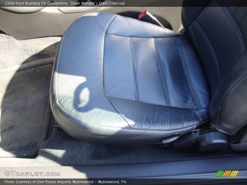 Silver Metallic / Dark Charcoal 1999 Ford Mustang V6 Convertible