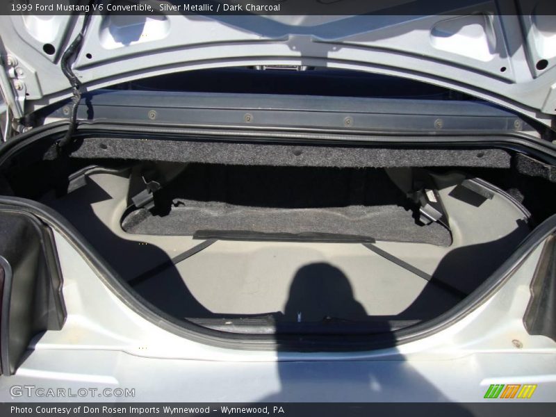 Silver Metallic / Dark Charcoal 1999 Ford Mustang V6 Convertible