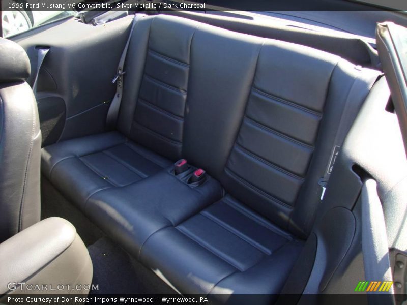 Silver Metallic / Dark Charcoal 1999 Ford Mustang V6 Convertible