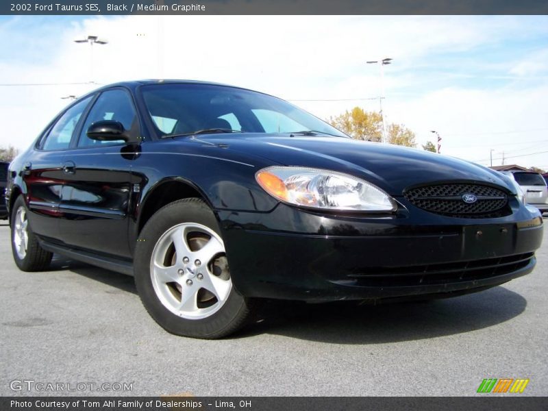 Black / Medium Graphite 2002 Ford Taurus SES