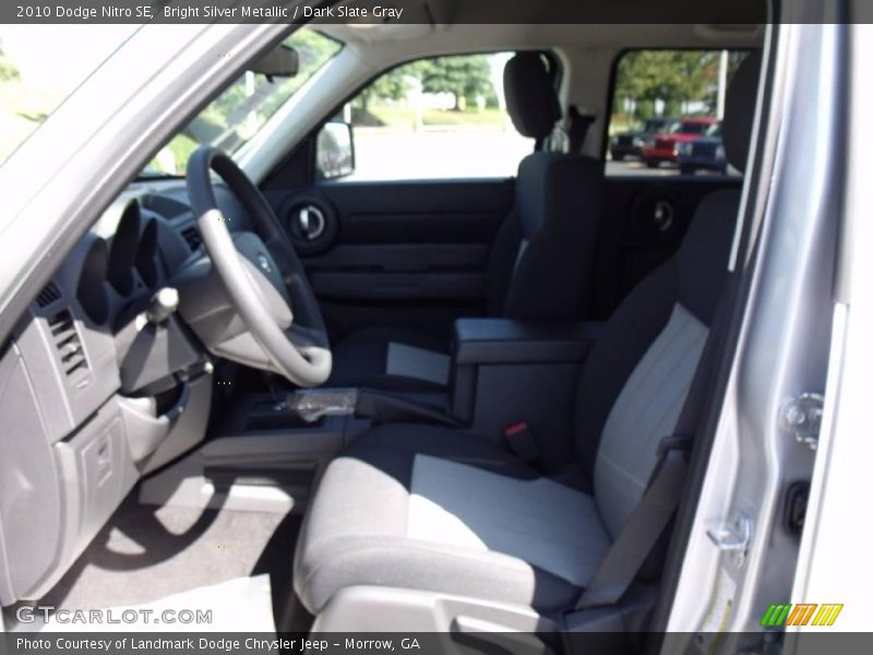 Bright Silver Metallic / Dark Slate Gray 2010 Dodge Nitro SE