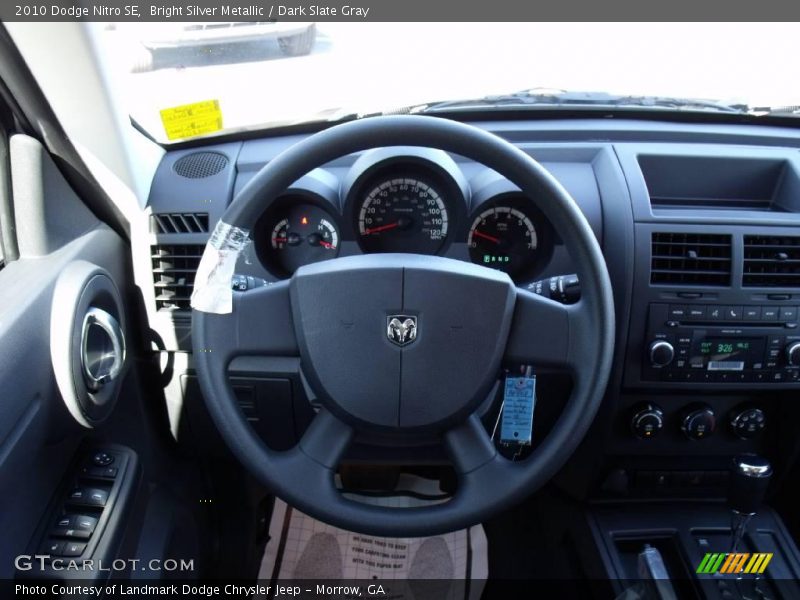 Bright Silver Metallic / Dark Slate Gray 2010 Dodge Nitro SE