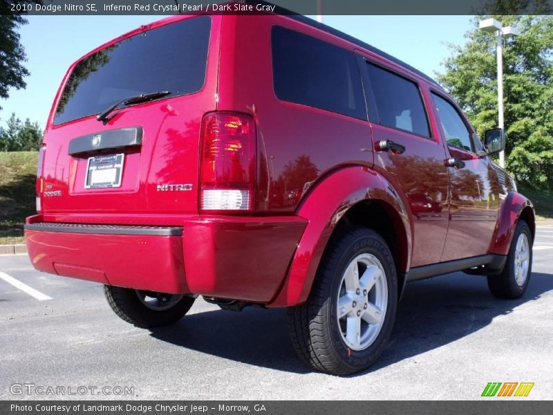 Inferno Red Crystal Pearl / Dark Slate Gray 2010 Dodge Nitro SE