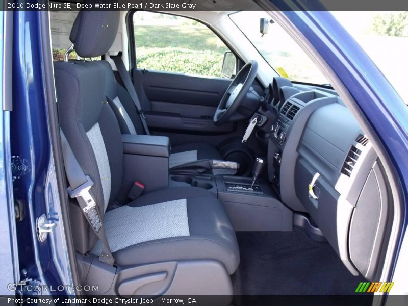 Deep Water Blue Pearl / Dark Slate Gray 2010 Dodge Nitro SE