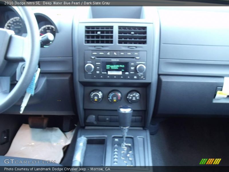 Deep Water Blue Pearl / Dark Slate Gray 2010 Dodge Nitro SE