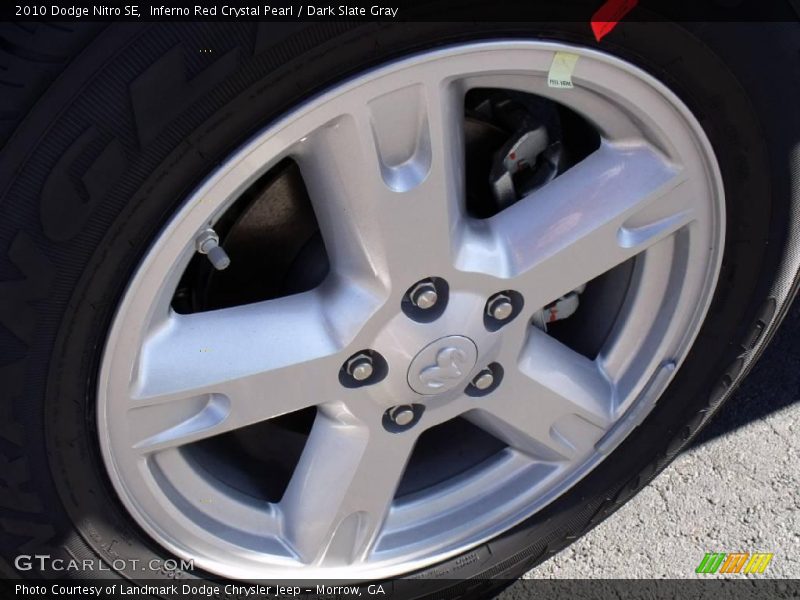 Inferno Red Crystal Pearl / Dark Slate Gray 2010 Dodge Nitro SE