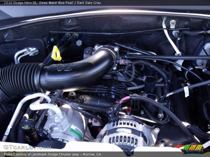 Deep Water Blue Pearl / Dark Slate Gray 2010 Dodge Nitro SE