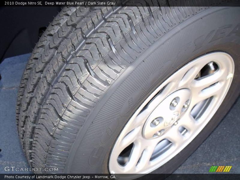 Deep Water Blue Pearl / Dark Slate Gray 2010 Dodge Nitro SE