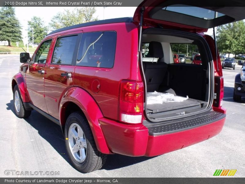 Inferno Red Crystal Pearl / Dark Slate Gray 2010 Dodge Nitro SE