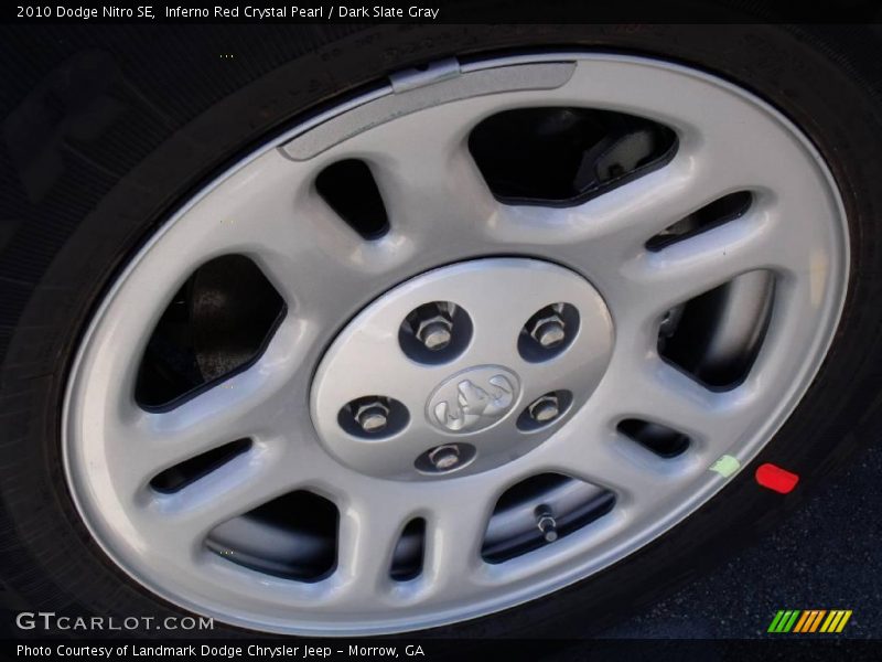 Inferno Red Crystal Pearl / Dark Slate Gray 2010 Dodge Nitro SE