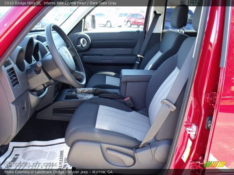 Inferno Red Crystal Pearl / Dark Slate Gray 2010 Dodge Nitro SE