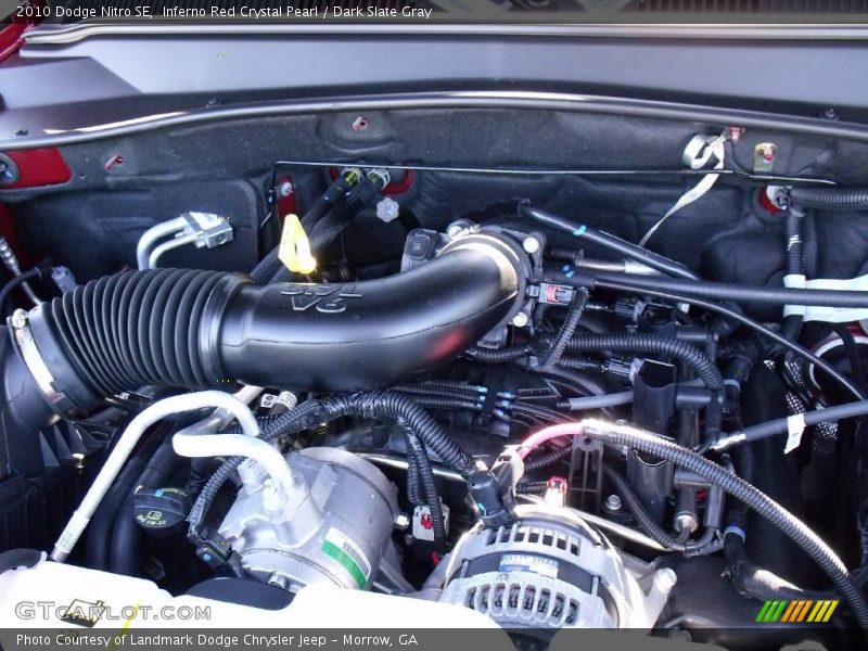 Inferno Red Crystal Pearl / Dark Slate Gray 2010 Dodge Nitro SE