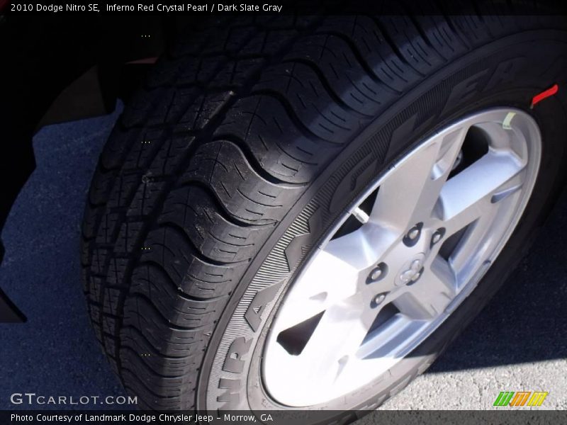 Inferno Red Crystal Pearl / Dark Slate Gray 2010 Dodge Nitro SE