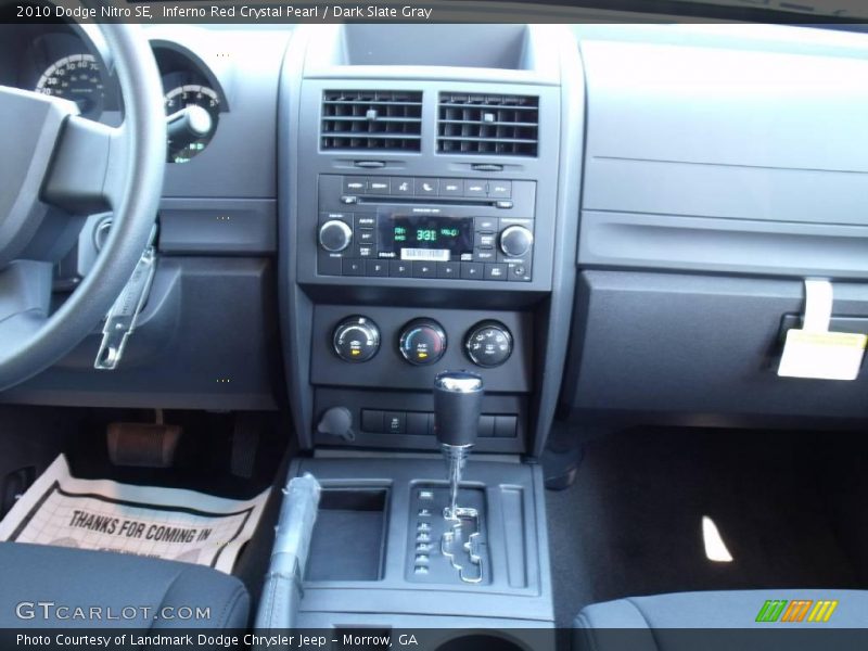 Inferno Red Crystal Pearl / Dark Slate Gray 2010 Dodge Nitro SE