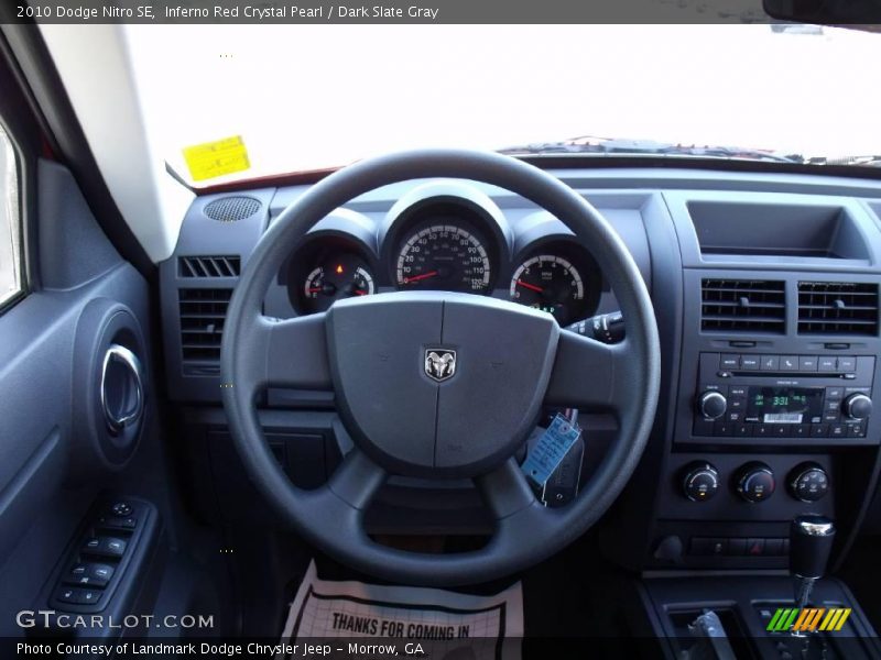 Inferno Red Crystal Pearl / Dark Slate Gray 2010 Dodge Nitro SE
