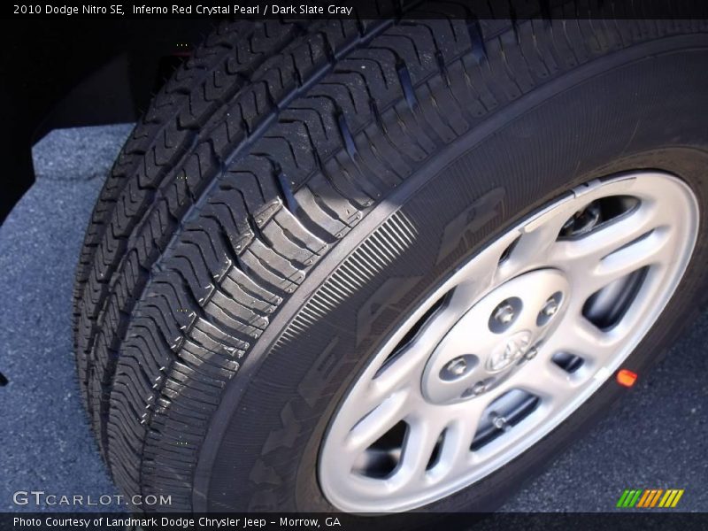 Inferno Red Crystal Pearl / Dark Slate Gray 2010 Dodge Nitro SE