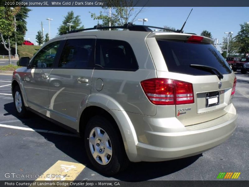 White Gold / Dark Slate Gray 2010 Dodge Journey SE
