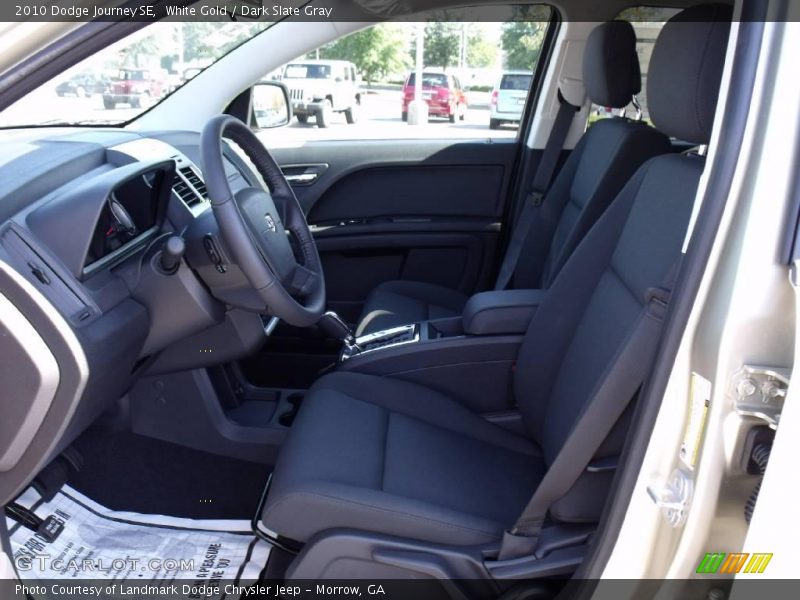 White Gold / Dark Slate Gray 2010 Dodge Journey SE