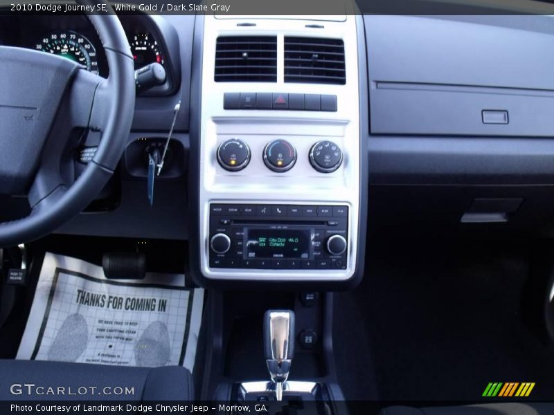 White Gold / Dark Slate Gray 2010 Dodge Journey SE