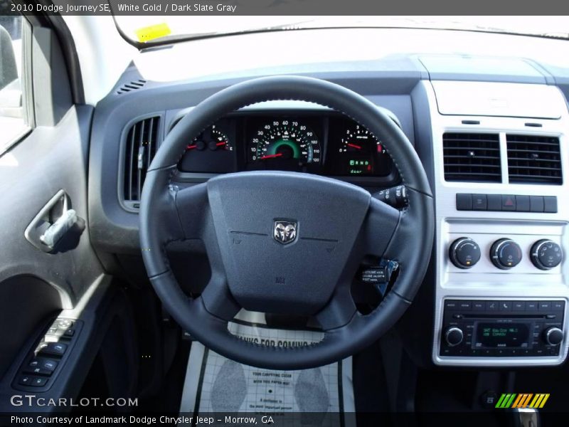 White Gold / Dark Slate Gray 2010 Dodge Journey SE