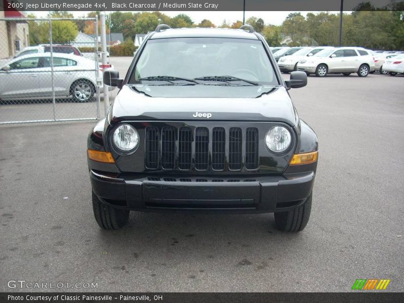 Black Clearcoat / Medium Slate Gray 2005 Jeep Liberty Renegade 4x4