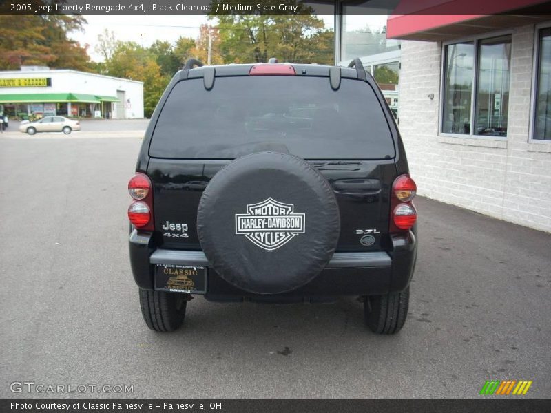 Black Clearcoat / Medium Slate Gray 2005 Jeep Liberty Renegade 4x4
