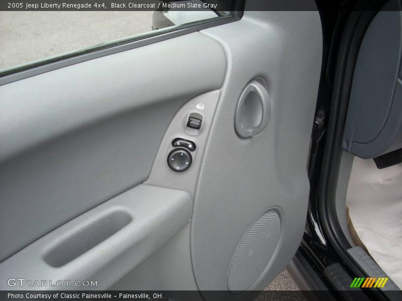 Black Clearcoat / Medium Slate Gray 2005 Jeep Liberty Renegade 4x4