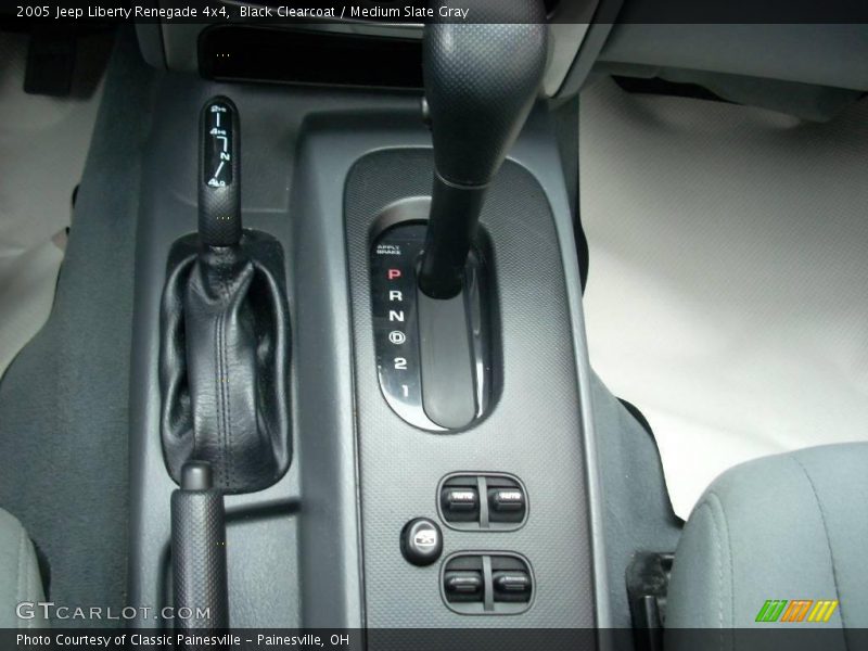 Black Clearcoat / Medium Slate Gray 2005 Jeep Liberty Renegade 4x4