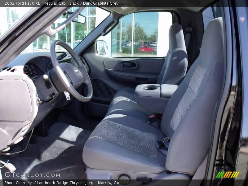 Black / Dark Graphite Grey 2003 Ford F150 XLT Regular Cab