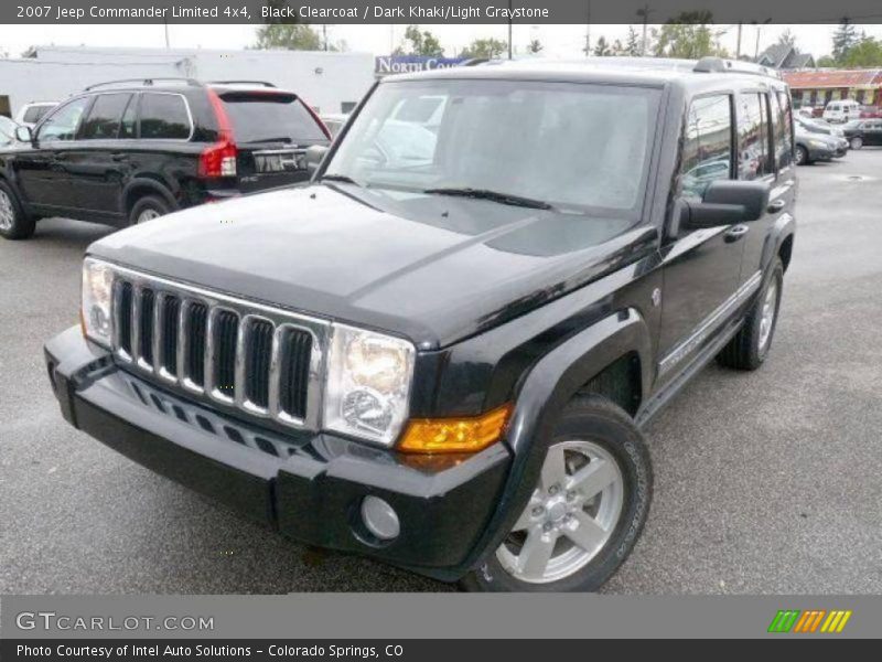 Black Clearcoat / Dark Khaki/Light Graystone 2007 Jeep Commander Limited 4x4