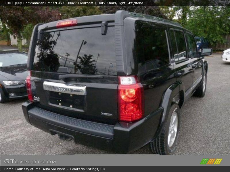 Black Clearcoat / Dark Khaki/Light Graystone 2007 Jeep Commander Limited 4x4