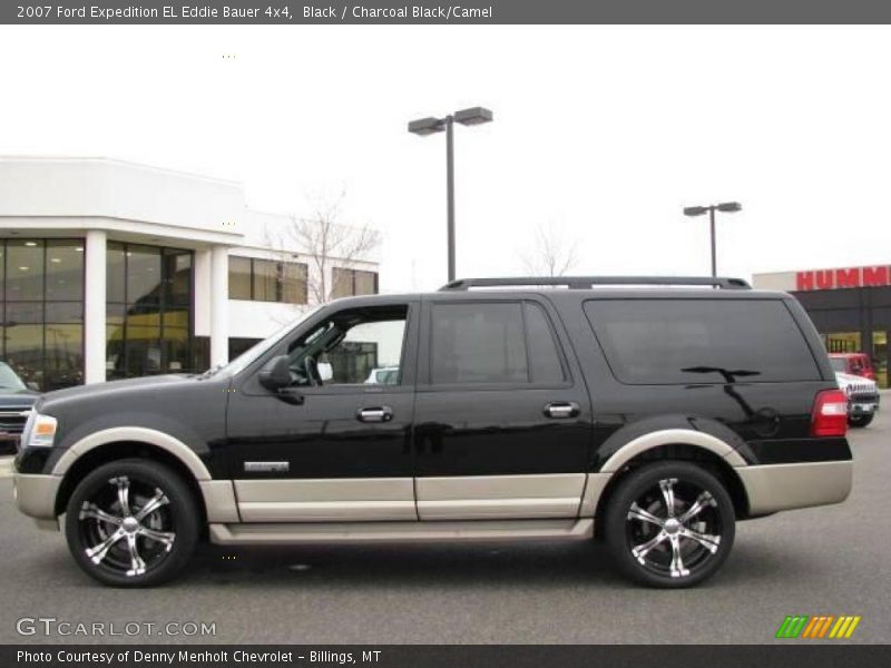 Black / Charcoal Black/Camel 2007 Ford Expedition EL Eddie Bauer 4x4