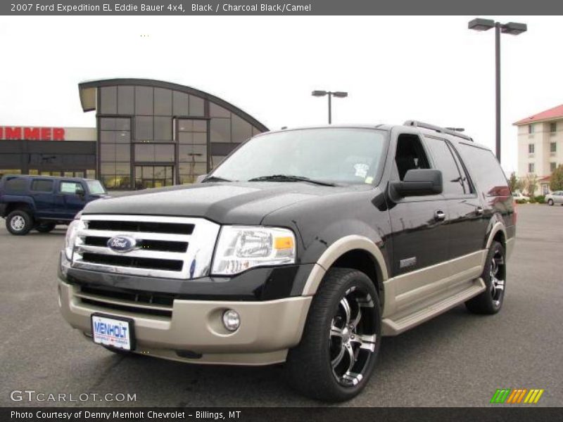 Black / Charcoal Black/Camel 2007 Ford Expedition EL Eddie Bauer 4x4
