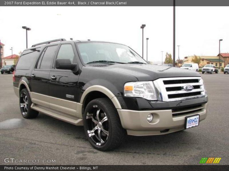 Black / Charcoal Black/Camel 2007 Ford Expedition EL Eddie Bauer 4x4
