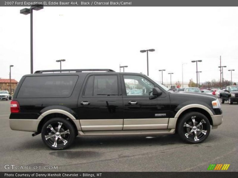 Black / Charcoal Black/Camel 2007 Ford Expedition EL Eddie Bauer 4x4