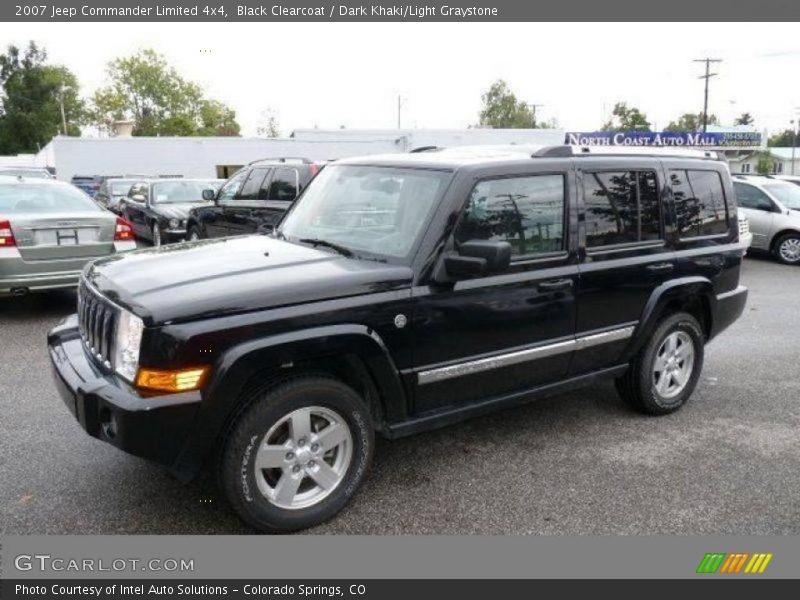 Black Clearcoat / Dark Khaki/Light Graystone 2007 Jeep Commander Limited 4x4