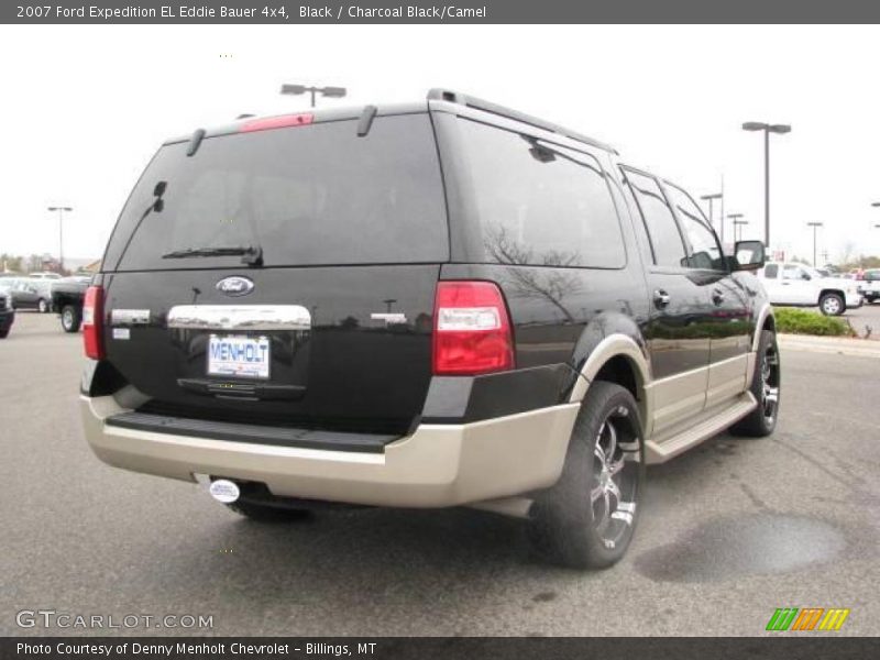 Black / Charcoal Black/Camel 2007 Ford Expedition EL Eddie Bauer 4x4
