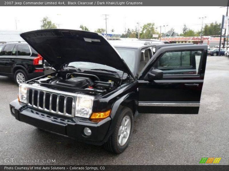 Black Clearcoat / Dark Khaki/Light Graystone 2007 Jeep Commander Limited 4x4
