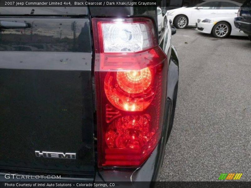 Black Clearcoat / Dark Khaki/Light Graystone 2007 Jeep Commander Limited 4x4
