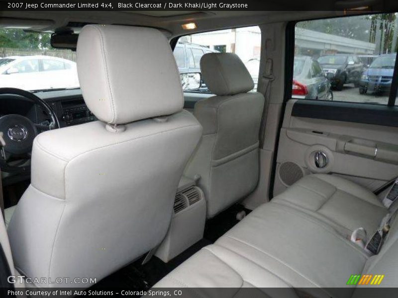 Black Clearcoat / Dark Khaki/Light Graystone 2007 Jeep Commander Limited 4x4