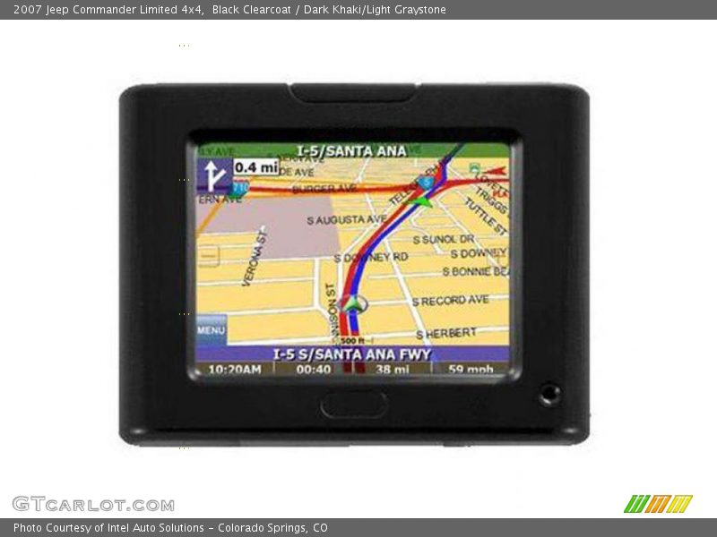 Black Clearcoat / Dark Khaki/Light Graystone 2007 Jeep Commander Limited 4x4