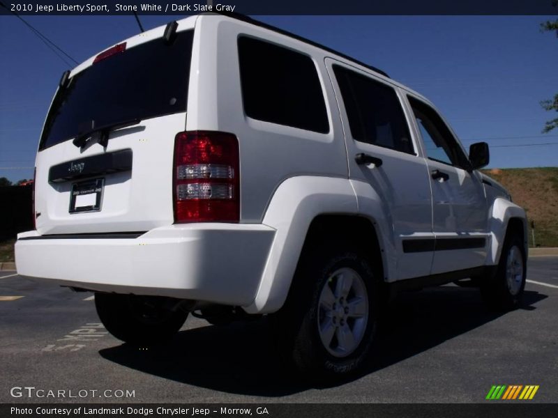 Stone White / Dark Slate Gray 2010 Jeep Liberty Sport