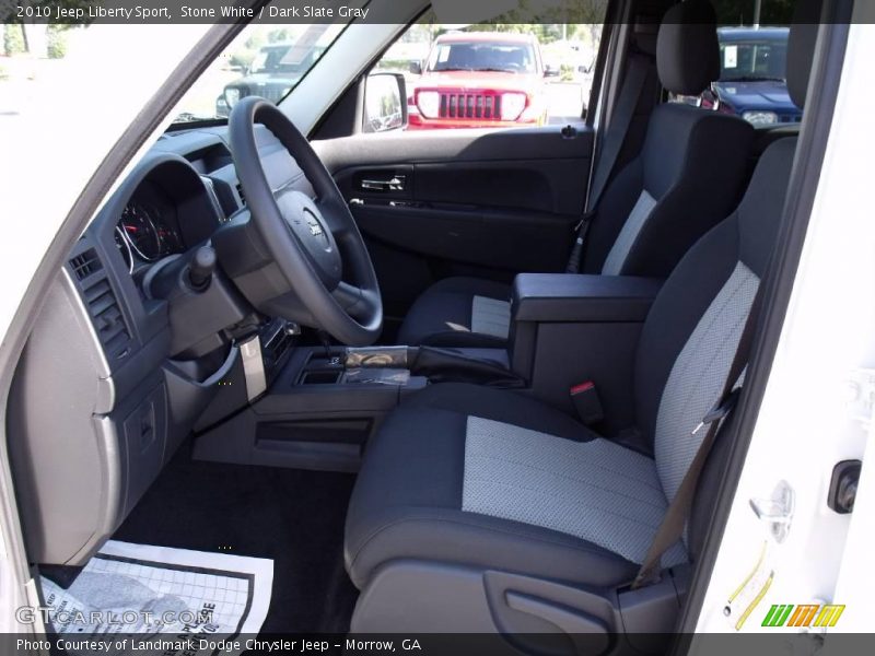 Stone White / Dark Slate Gray 2010 Jeep Liberty Sport